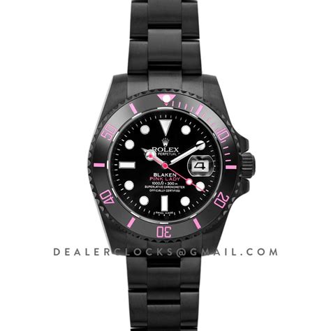rolex blaken pink lady price